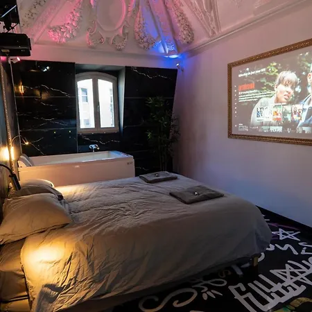 Capsule Art Déco - Jacuzzi - Netflix - Cinéma - Arcade De Jeux&nintendo Switch - 2 - Filet Suspendu Apartamento *